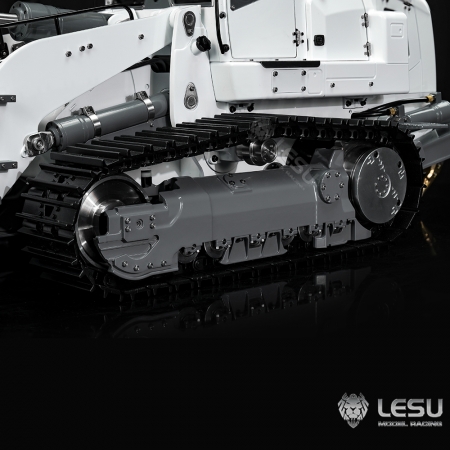 RC Lesu Racing 1:14 Laderaupe mit Reißzahn und Paladin PL18 weiß